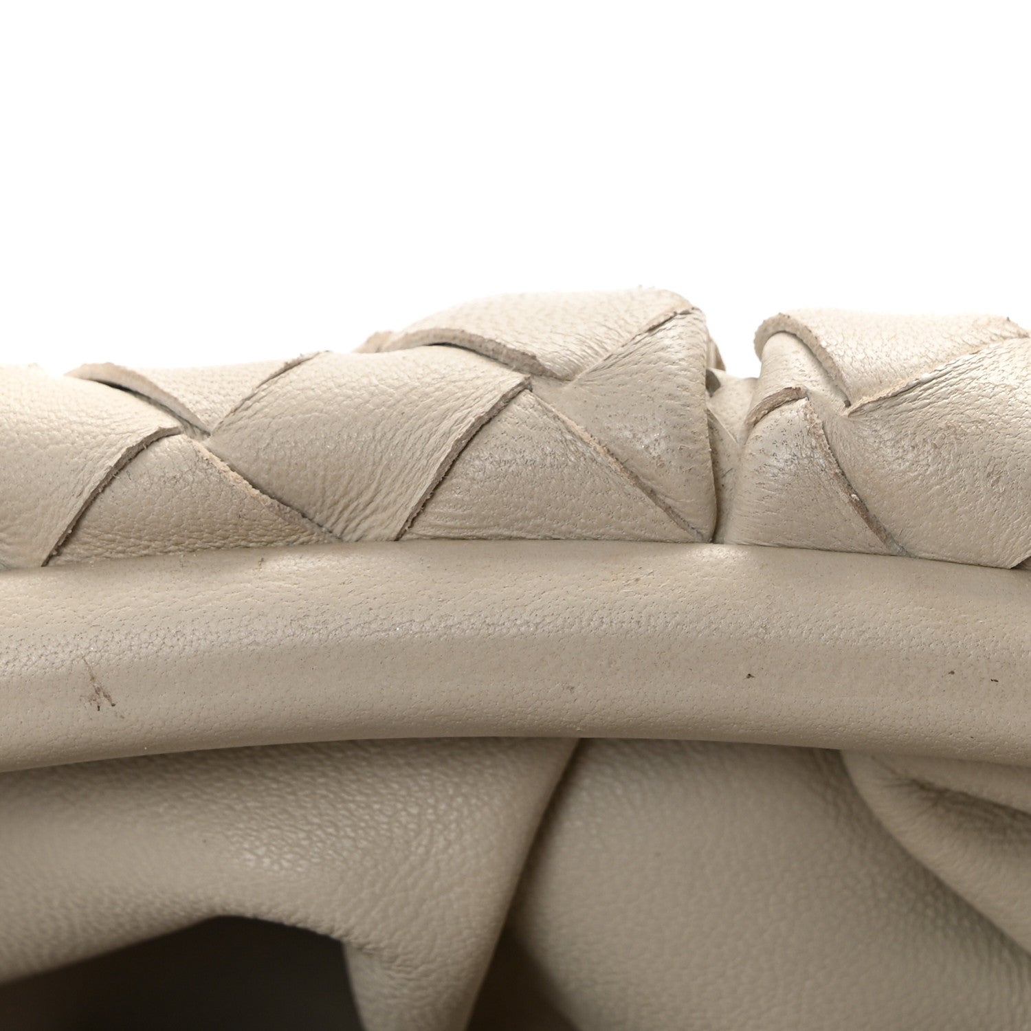 Bottega Veneta Nappa Maxi Intrecciato The Pouch Oversized Clutch Plaster 12 of 13