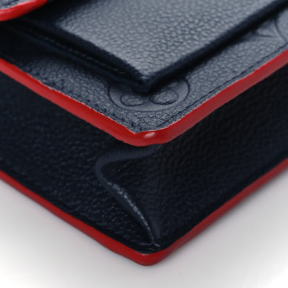Louis Vuitton Empreinte Vavin Chain Wallet Marine Rouge 8 of 9