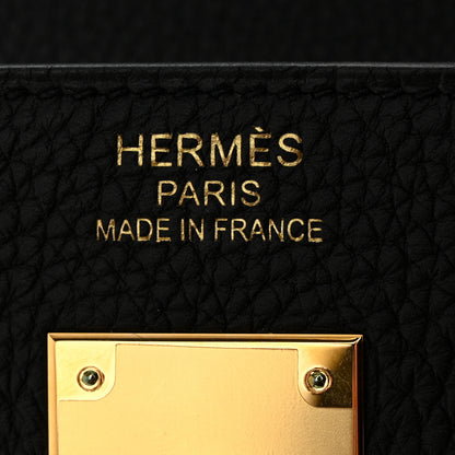 Hermes Taurillon Clemence Kelly Retourne 35 Black 6 of 10