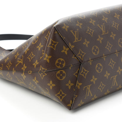 Louis Vuitton Monogram Flower Hobo Black 6 of 10
