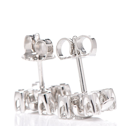 Tiffany Platinum Diamond Schlumberger Lynn Earrings 3 of 4