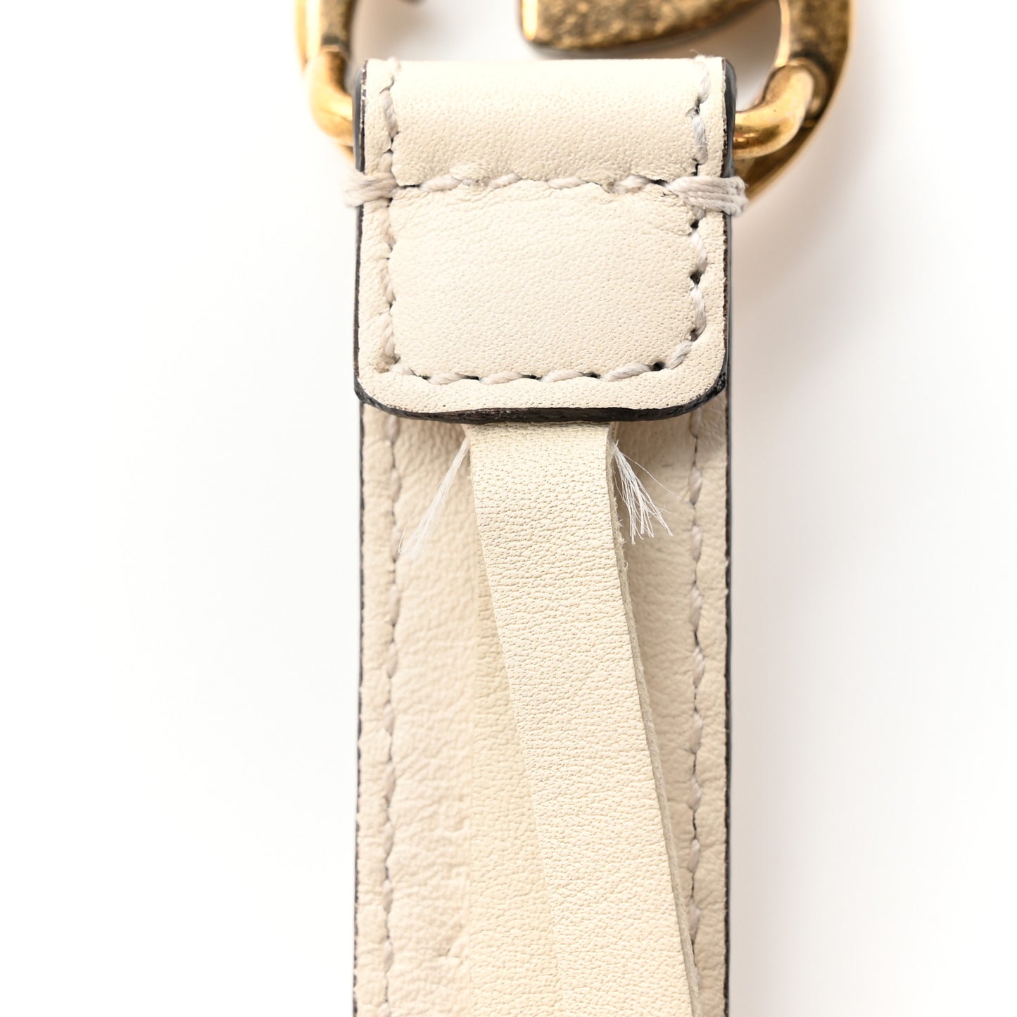 Calfskin Double G 20mm Belt 70 28 Mystic White