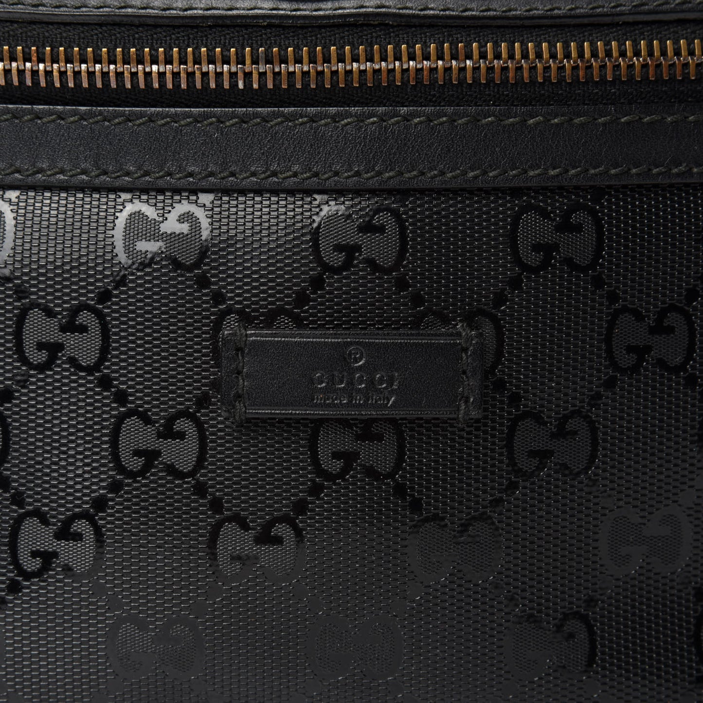 Imprime Monogram Belt Bag Black