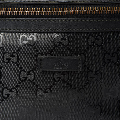 Gucci Imprime Monogram Belt Bag Black 10 of 10