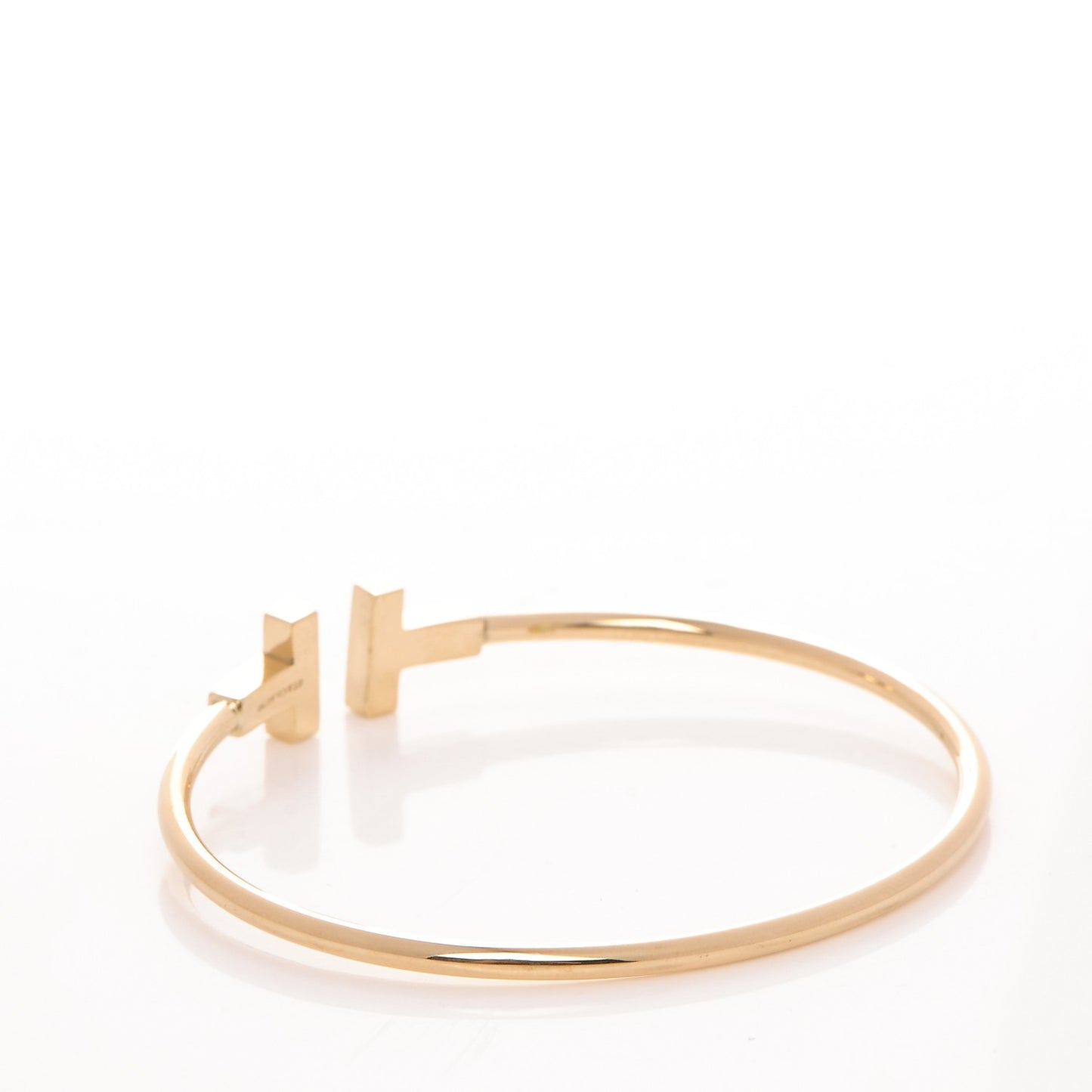 18K Yellow Gold T Wire Bracelet