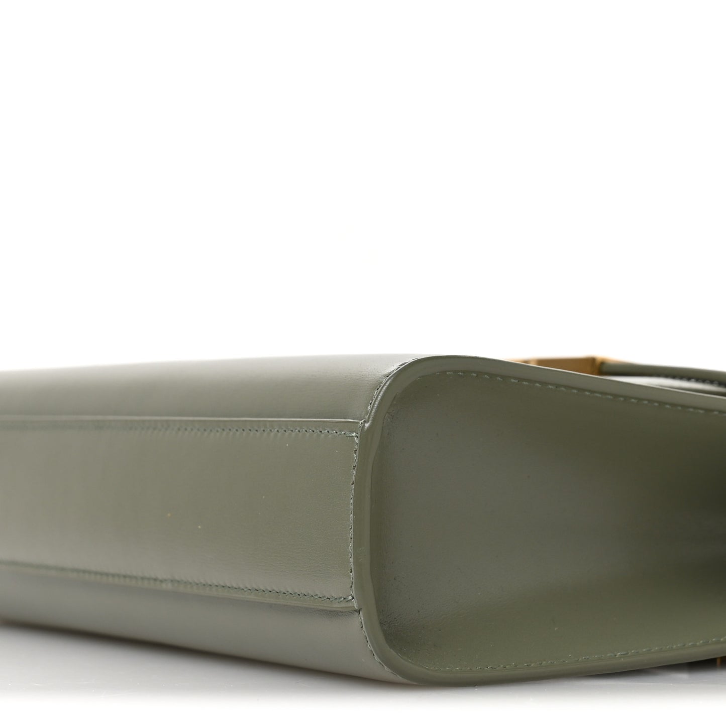 Smooth Calfskin Small Manhattan Shoulder Bag Light Green