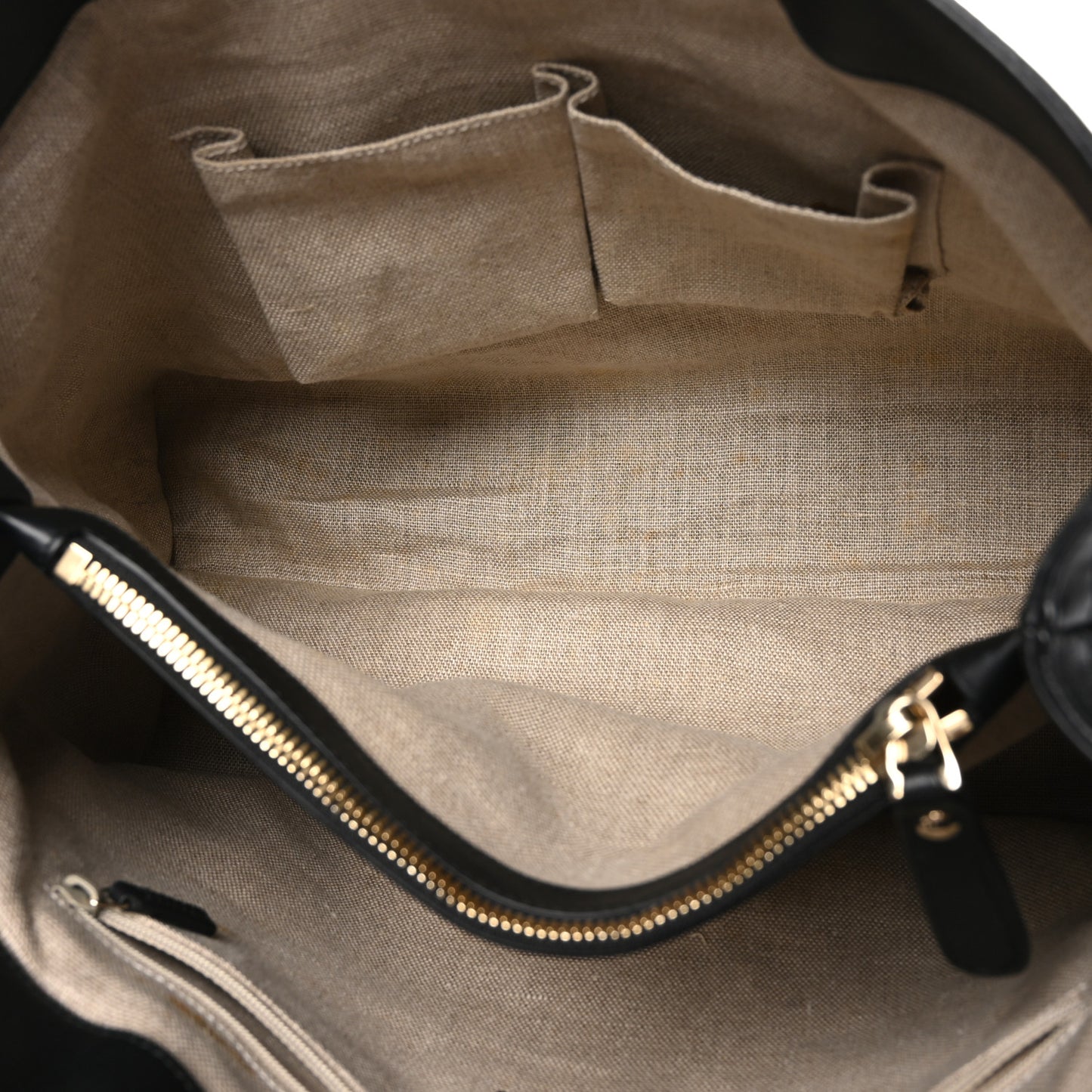 Soft Microguccissima Medium Tote Black