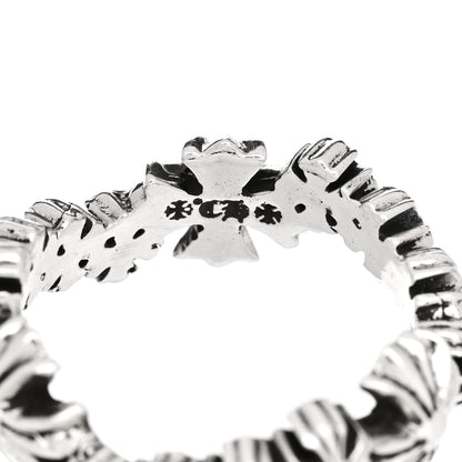 Chrome Hearts Sterling Silver Plus Cross Wave Ring 63 10.5 4 of 6