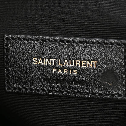 Saint Laurent Lambskin Matelasse Monogram Large Jamie Pochon Blanc Vintage 7 of 11