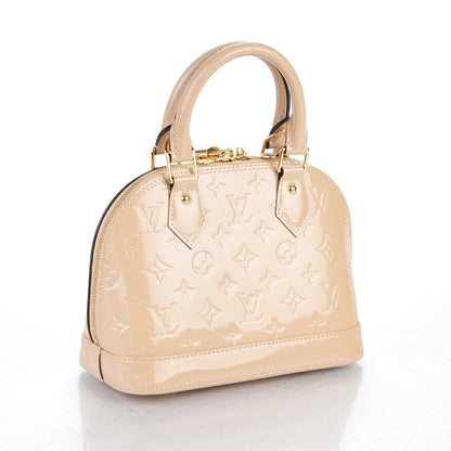Louis Vuitton Vernis Alma BB Dune 3 of 7