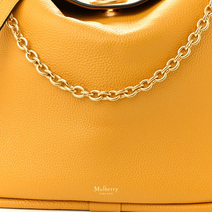 Mulberry Small Classic Grain Calfskin Leighton Deep Amber 7 of 9