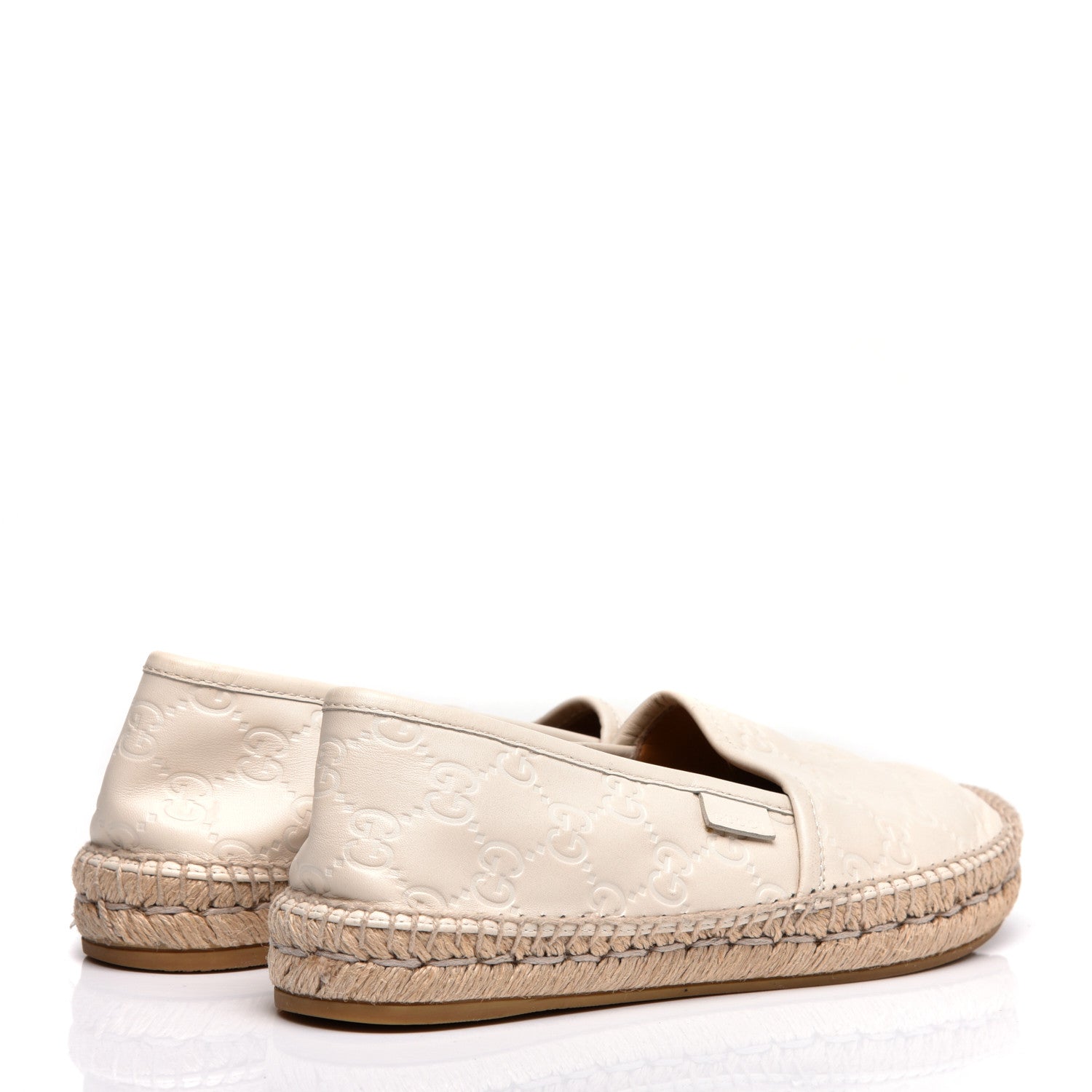 Gucci Guccissima Signature Espadrilles 36 Mystic White 4 of 8
