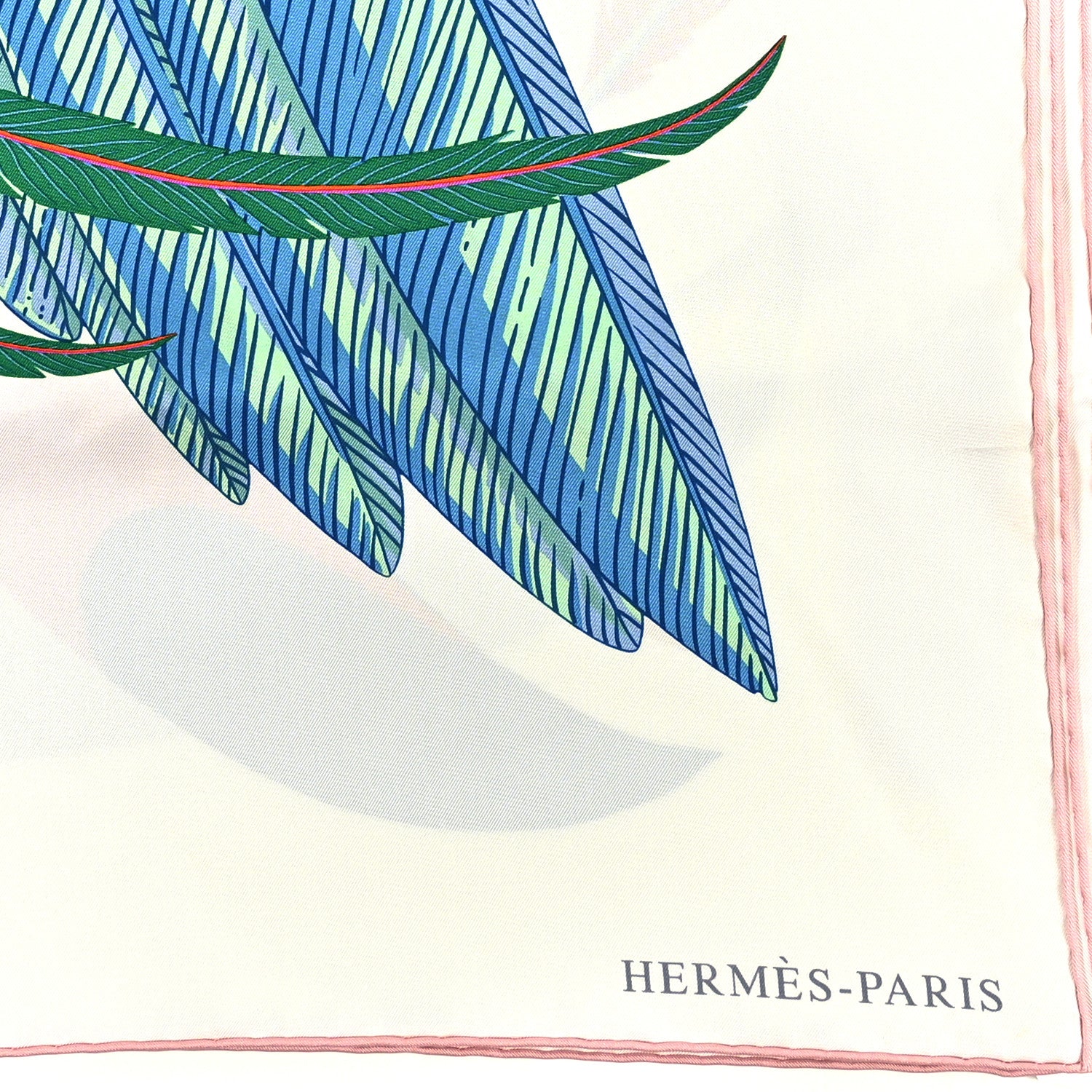 Hermes Silk Giant Toucans De Paradis Scarf 140 White Bleu Multicolor 2 of 4