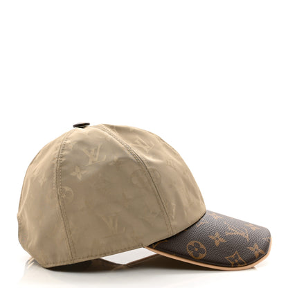 Louis Vuitton Monogram Polyester Silk LV Get Ready Cap M Beige 4 of 7