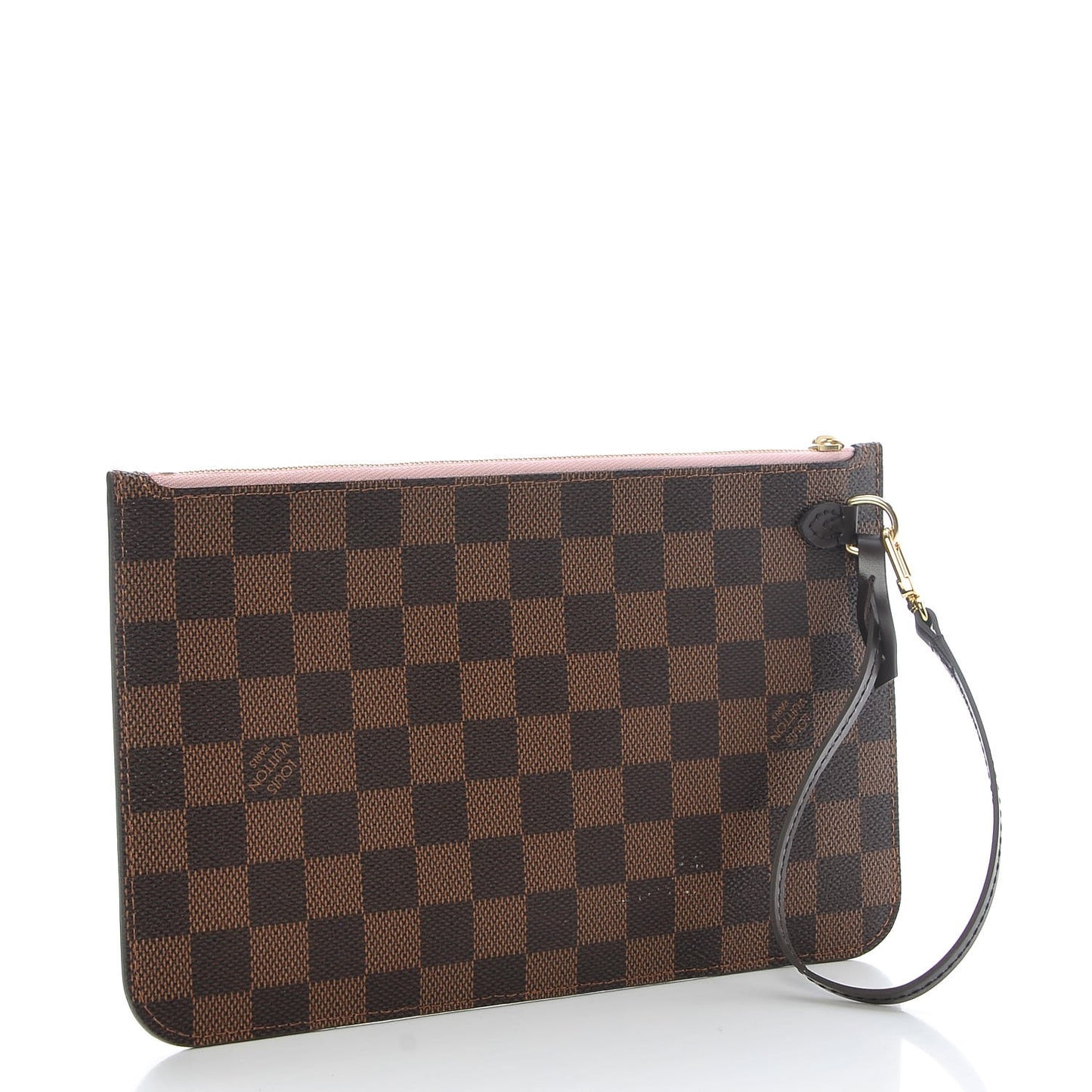 Damier Ebene Neverfull MM GM Pochette Rose Ballerine