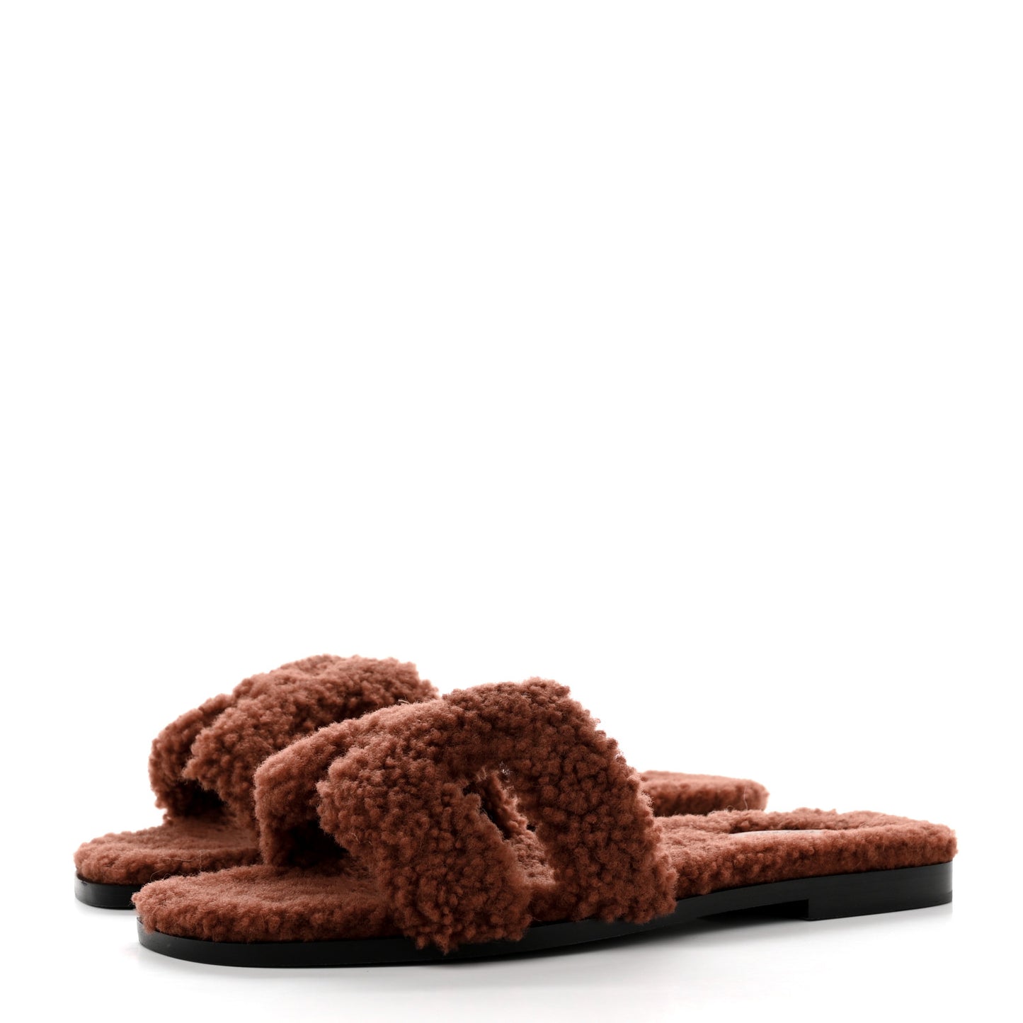 Woolskin Oran Sandals 39 Cognac