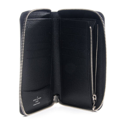 Louis Vuitton Epi Zippy Compact Wallet Black NM 6 of 9