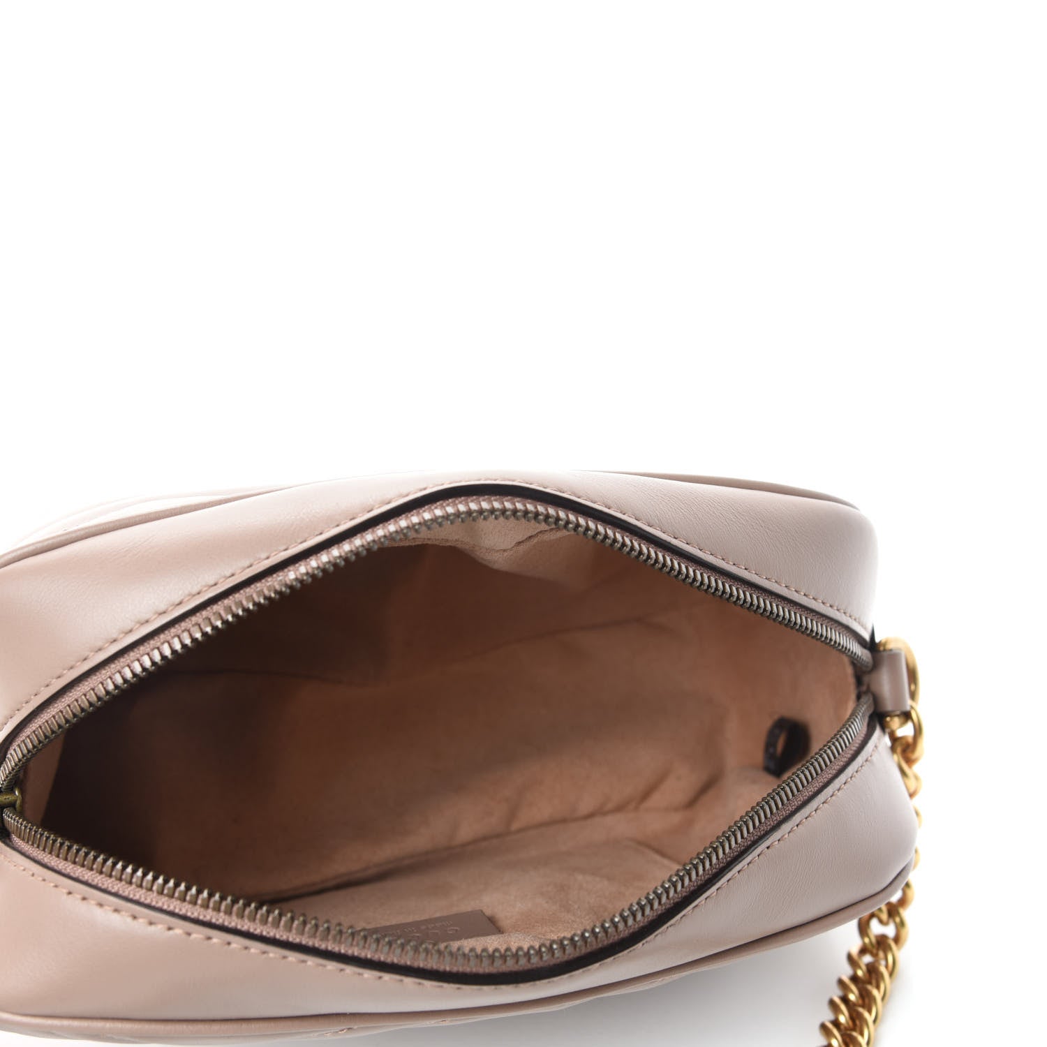 Gucci Calfskin Matelasse Small GG Marmont Chain Shoulder Bag Porcelain Rose 5 of 10