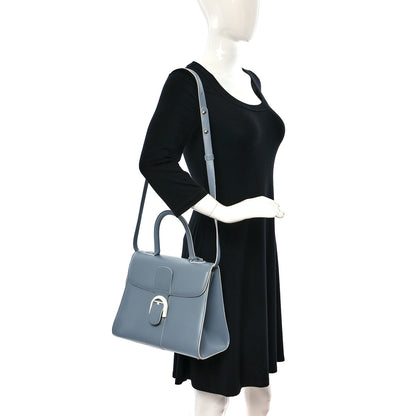 Delvaux Calfskin MM Brillant Satchel Ice Blue 3 of 10