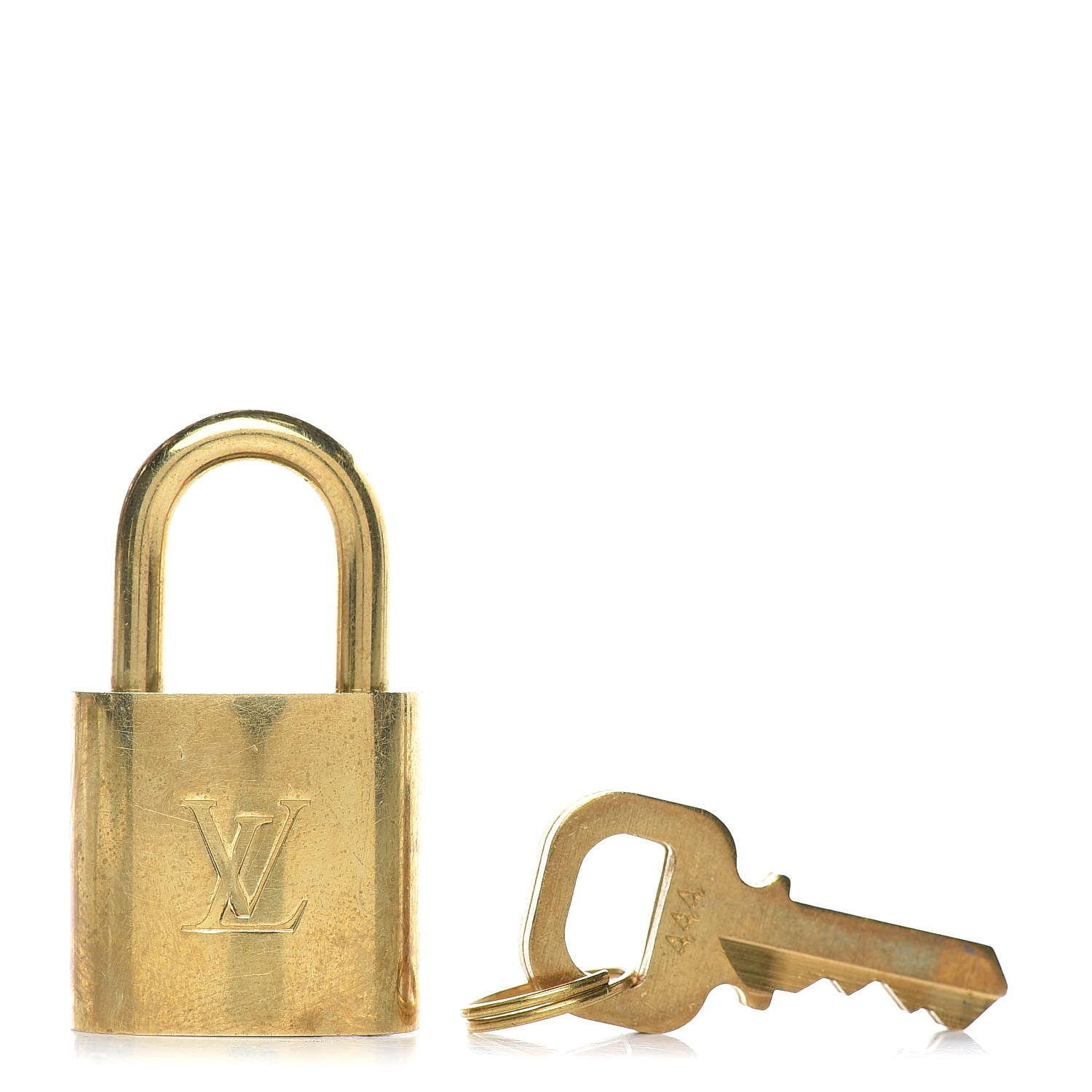 Louis Vuitton Brass Lock and Key Set #444 1 of 4