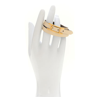 Hermes Swift Behapi Double Tour Bracelet T2 Etoupe Nata 2 of 4