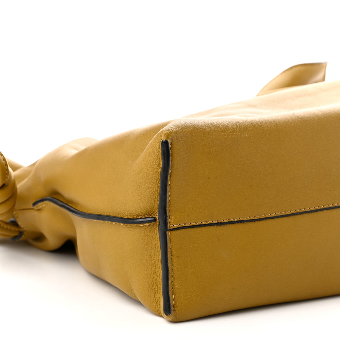 Nappa Medium Flamenco Knot Bag Ochre