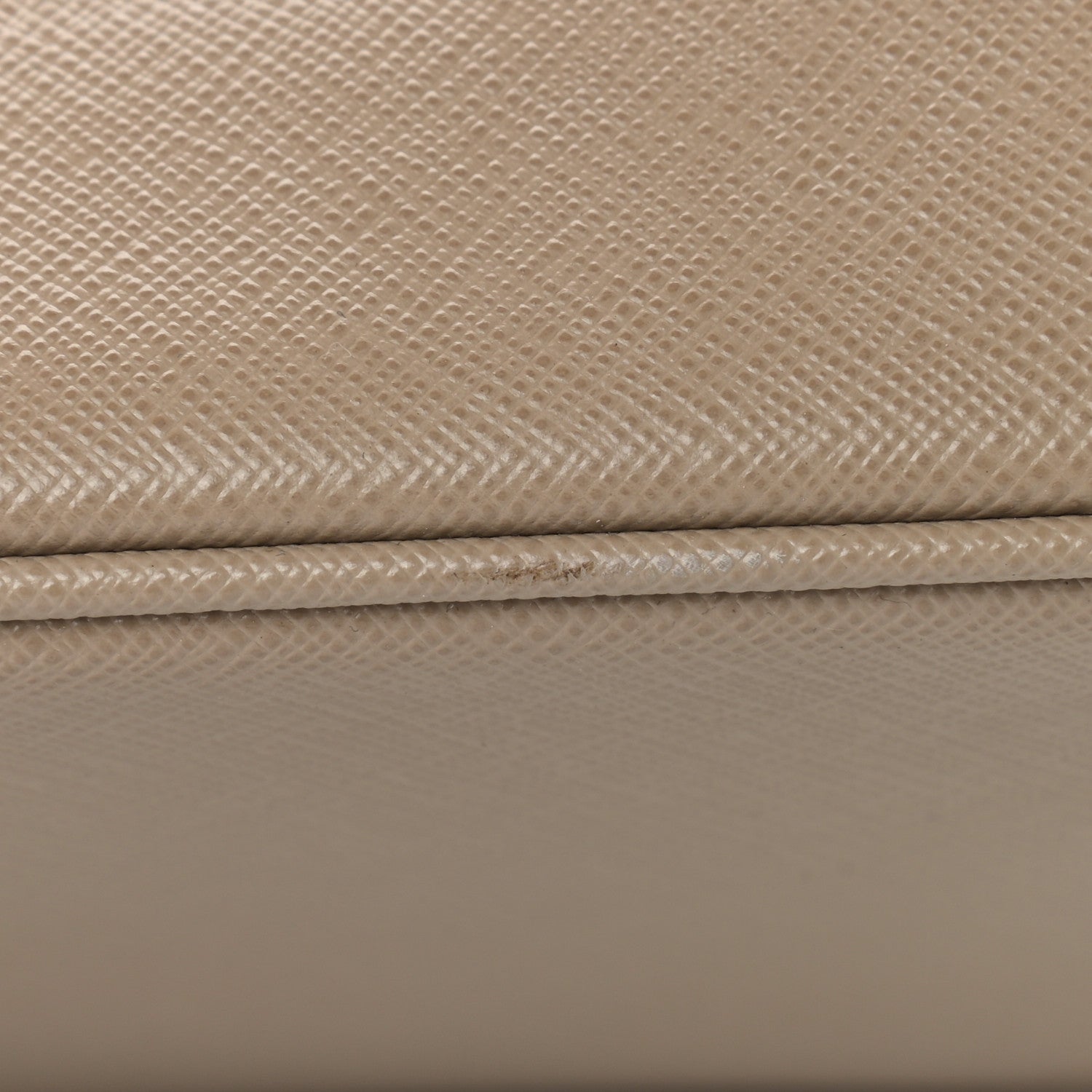 Prada Saffiano Lux Bi-Color Tote Talco Visone 12 of 15