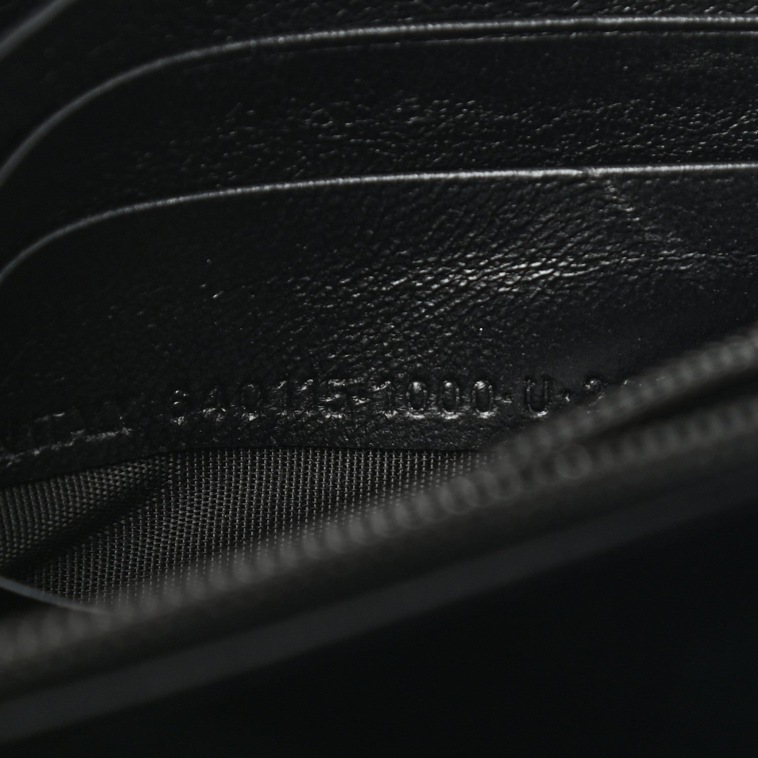 Balenciaga Grained Calfskin Neo Classic Continental Zip Around Wallet Black 7 of 8