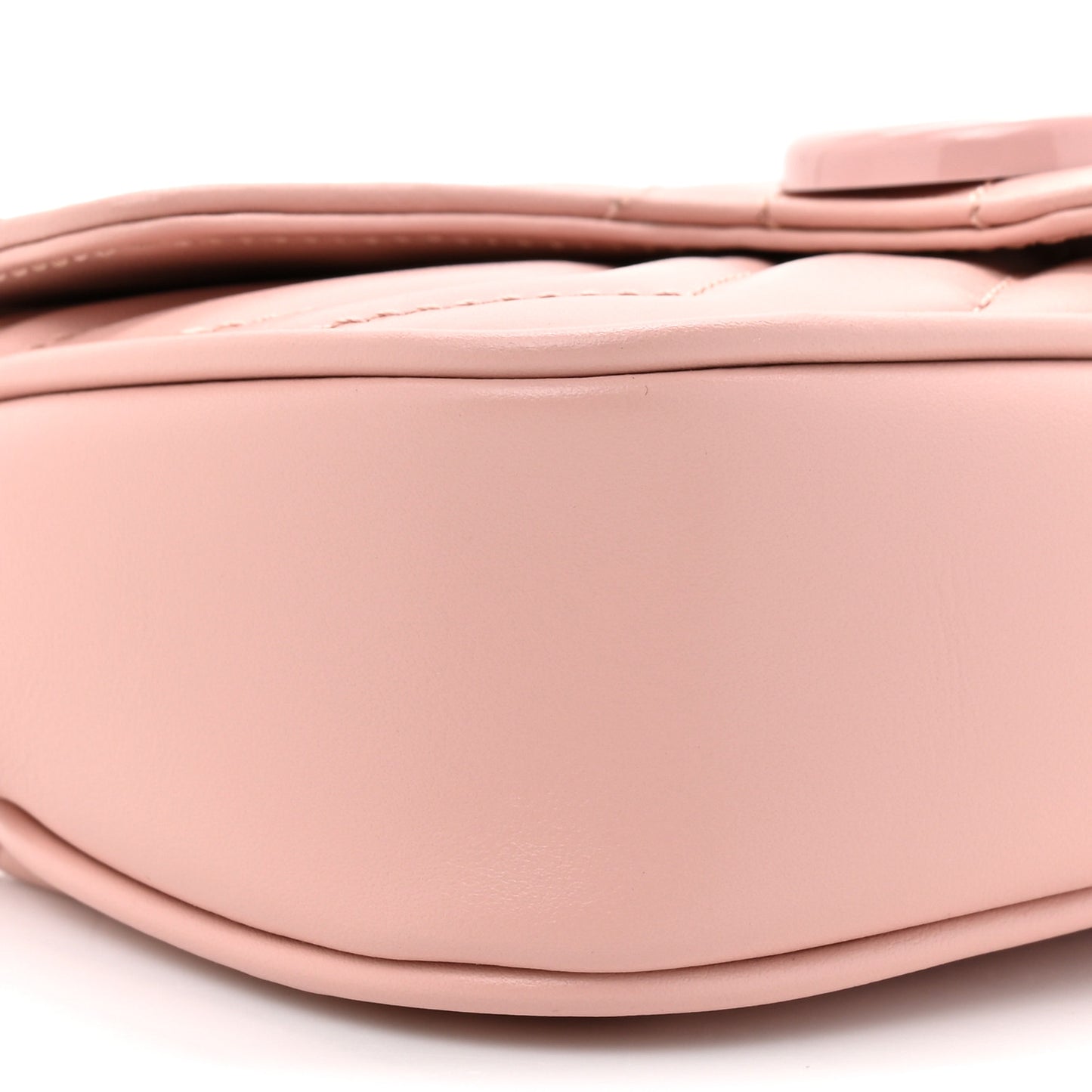 Calfskin Matelasse Monochrome GG Marmont Chain Belt Bag Perfect Pink