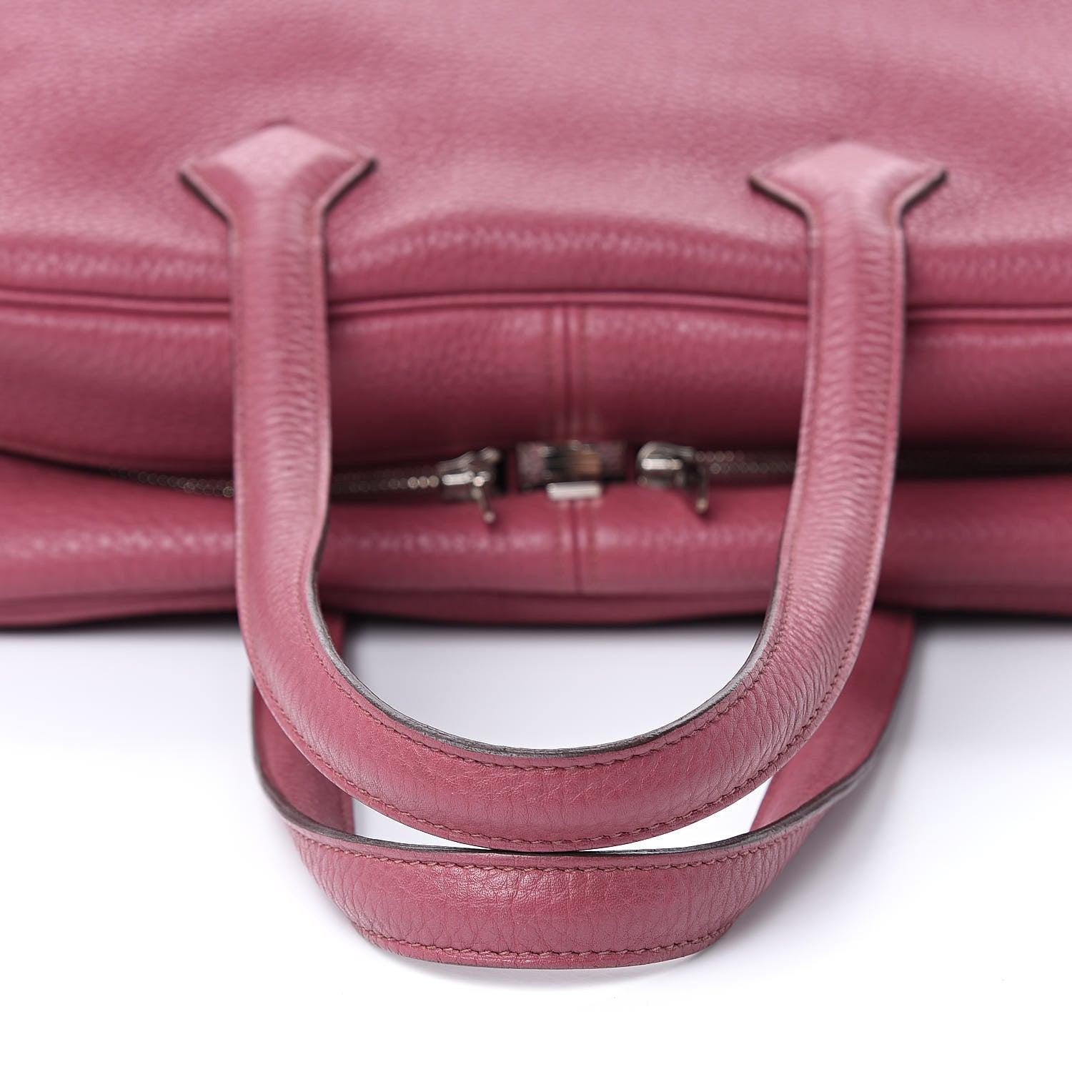 Hermes Taurillon Clemence Victoria II 35 Bois de Rose 8 of 11