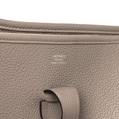 Hermes Taurillon Clemence Evelyne III PM Gris Asphalte 6 of 14