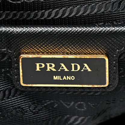 Prada Saffiano Lux Bauletto Black 12 of 13