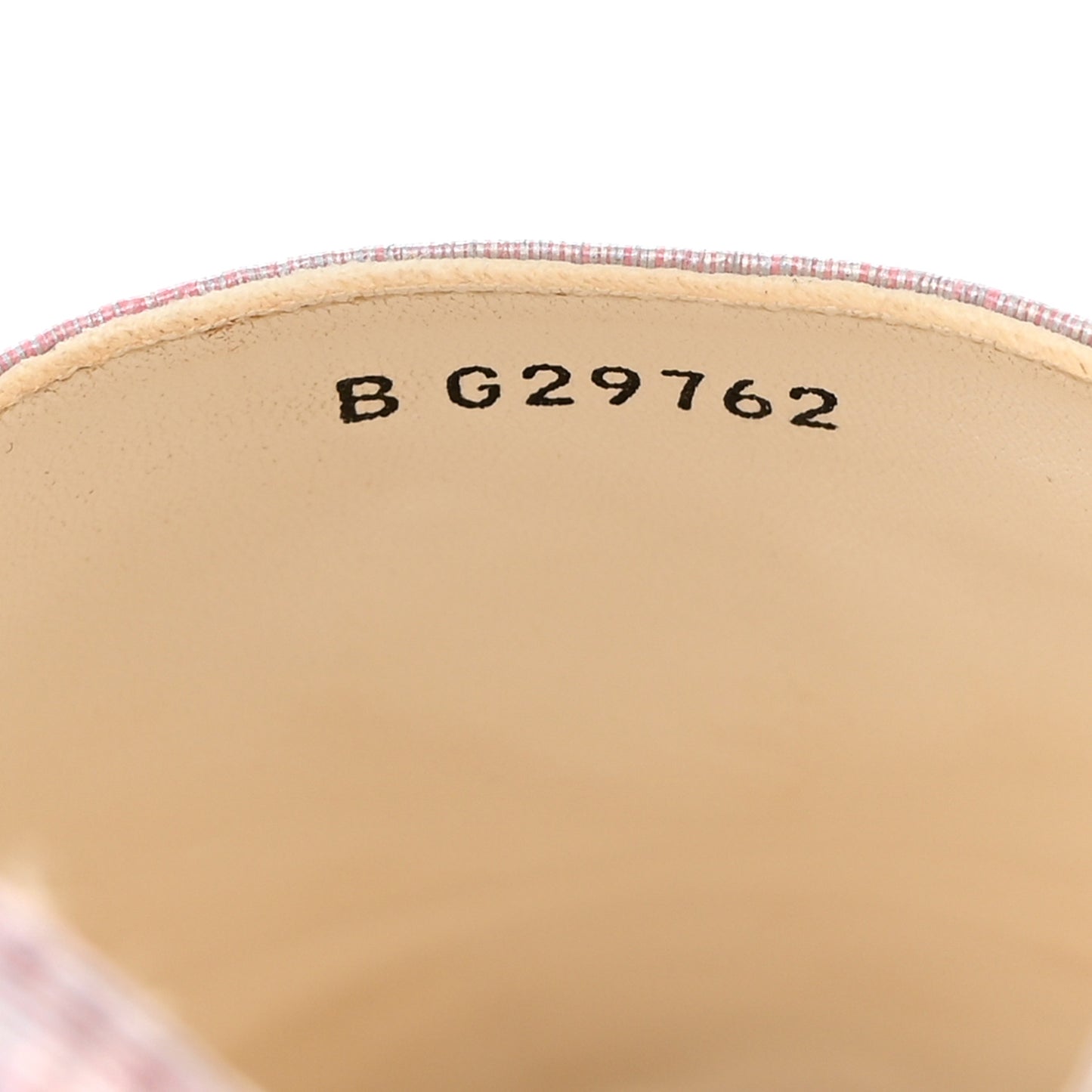 Laminated Lambskin Grosgrain Embroidered CC Espadrilles 39 Pink Silver Black
