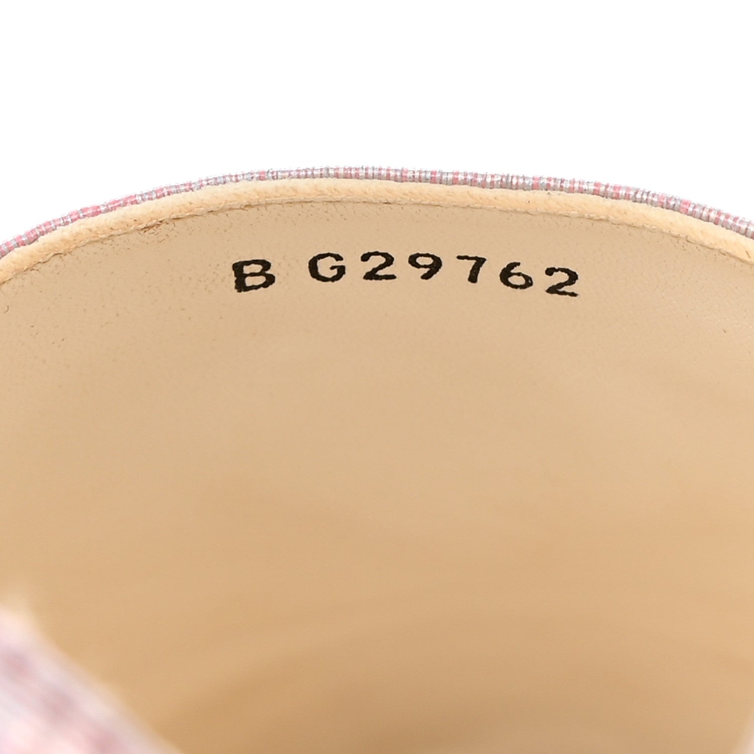 Chanel Laminated Lambskin Grosgrain Embroidered CC Espadrilles 39 Pink Silver Black 7 of 9
