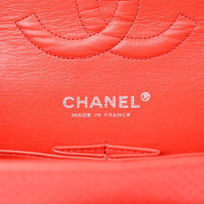 Chanel Lambskin Perforated Medium Double Flap Red 6 of 28