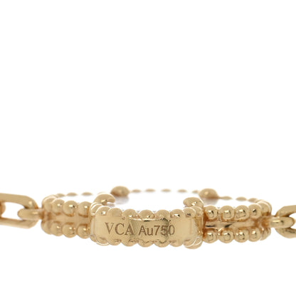 Van Cleef & Arpels 18K Yellow Gold Mother of Pearl 20 Motifs Vintage Alhambra Necklace 5 of 5