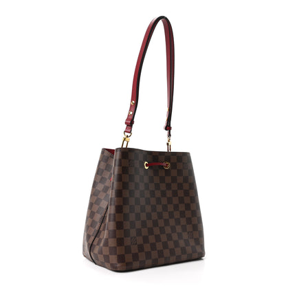 Louis Vuitton Damier Ebene Neonoe MM  Cherry Berry 2 of 8