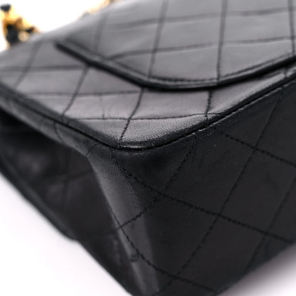 Chanel Lambskin Quilted Small Double Flap Black 11 of 19