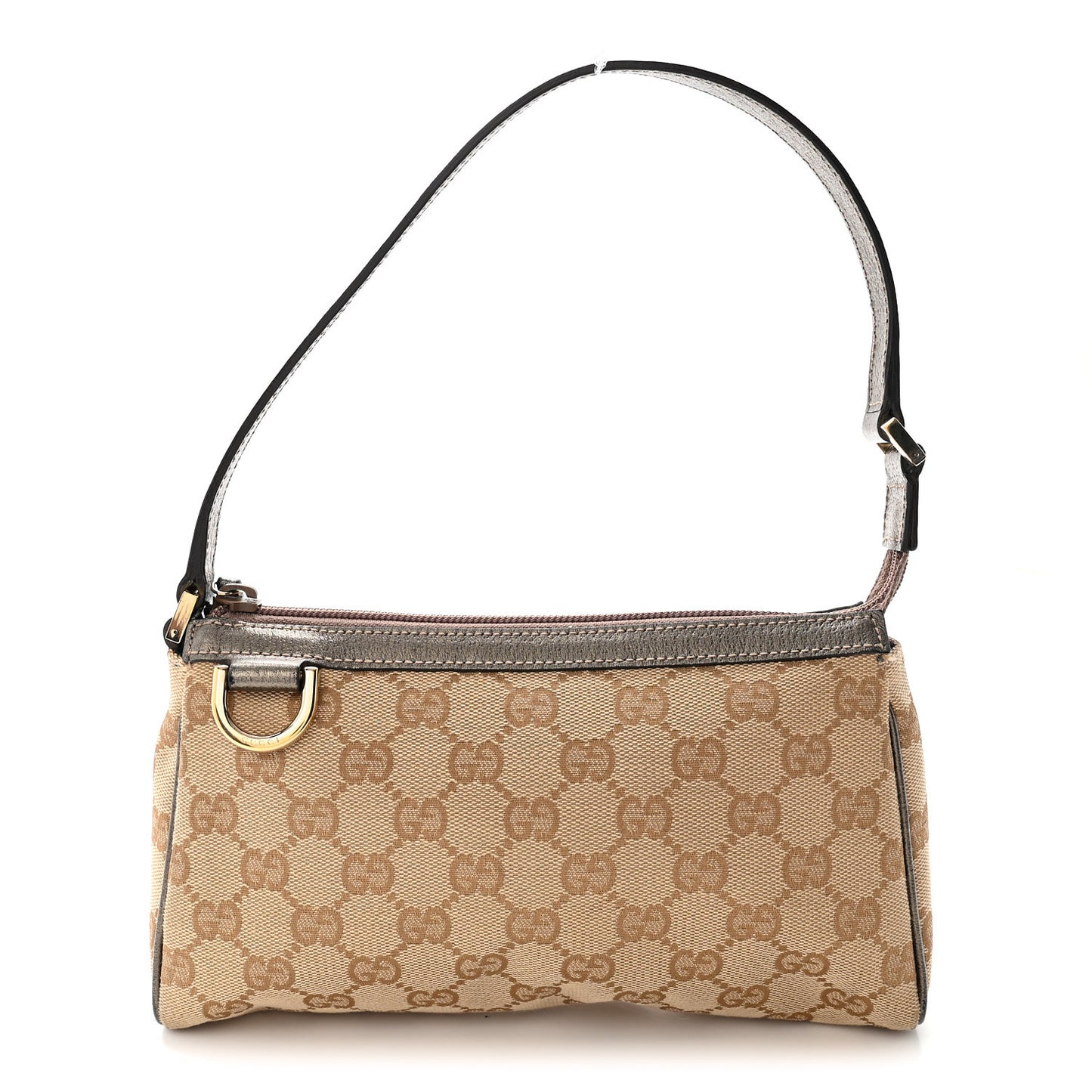 Monogram D Ring Cosmetic Case Metallic Bronze