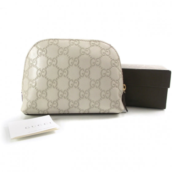 Gucci Guccissima Cosmetic Case Sandstone 2 of 9
