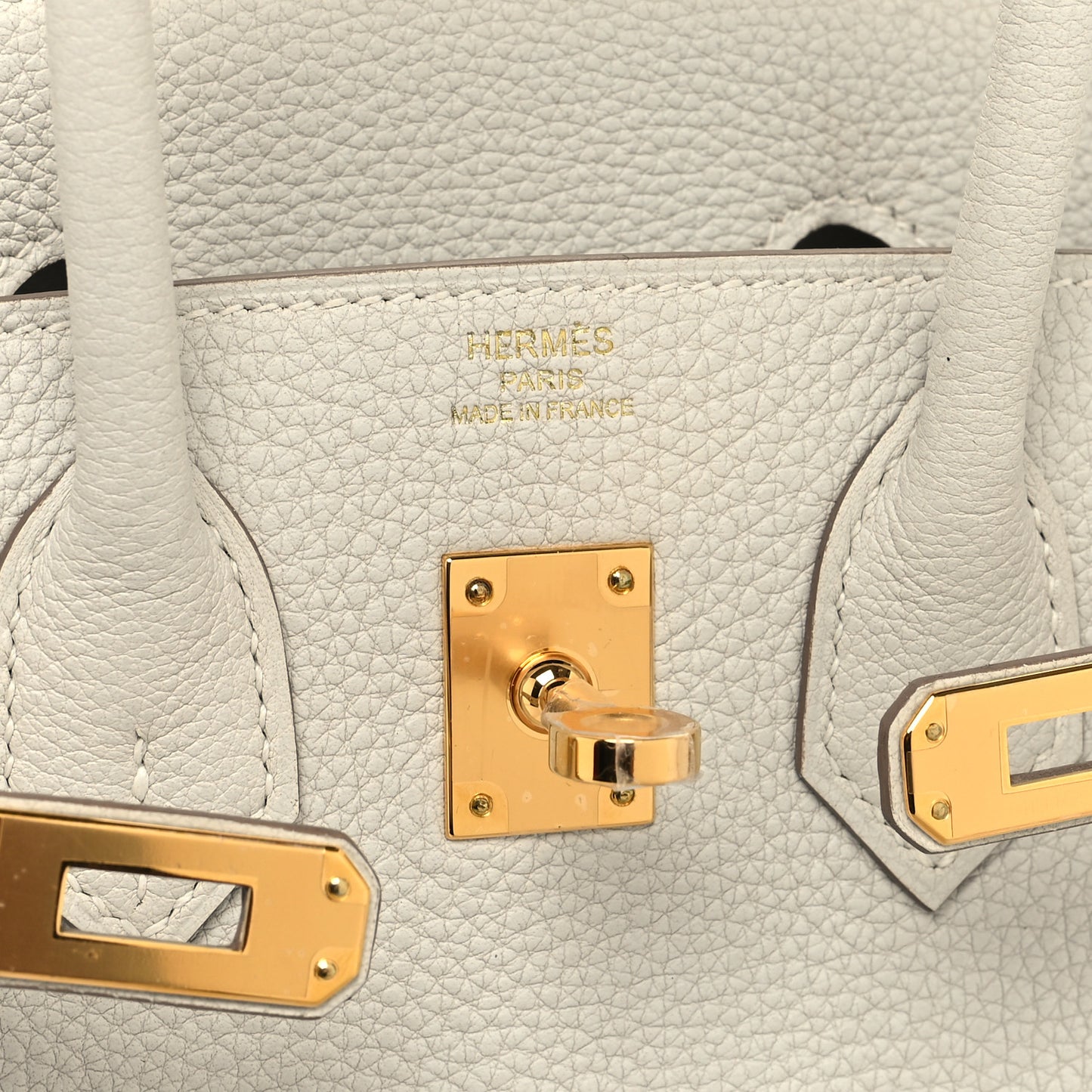 Togo Birkin 25 Gris Pale