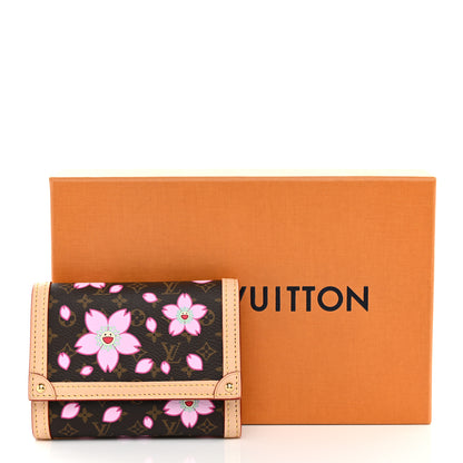 Louis Vuitton LV X TM Monogram Cherry Blossom Victorine Wallet Sakura Brown 8 of 8