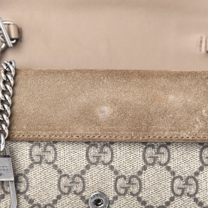 Gucci GG Supreme Monogram Super Mini Dionysus Shoulder Bag Taupe 7 of 12
