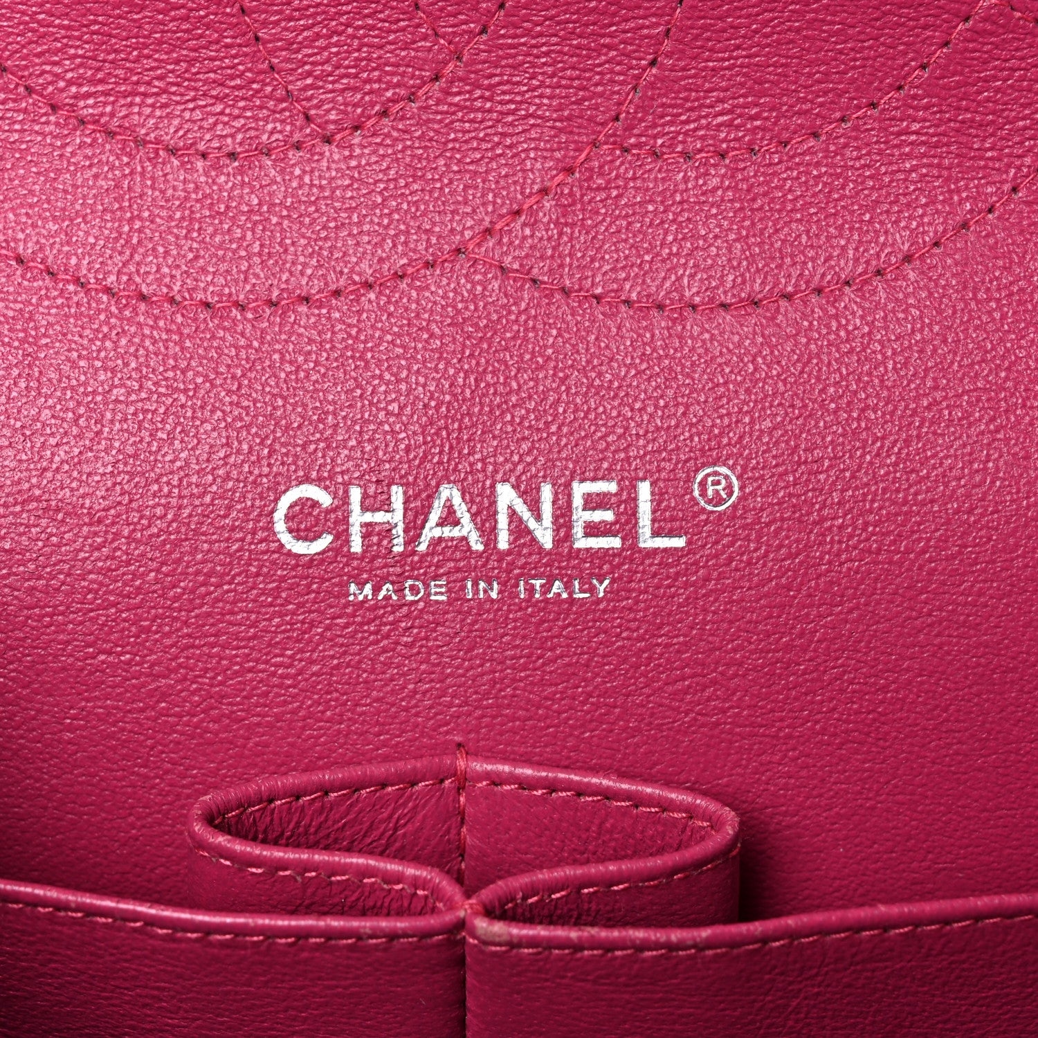 Chanel Patent Quilted Jumbo Double Flap Fuchsia 10 of 23
