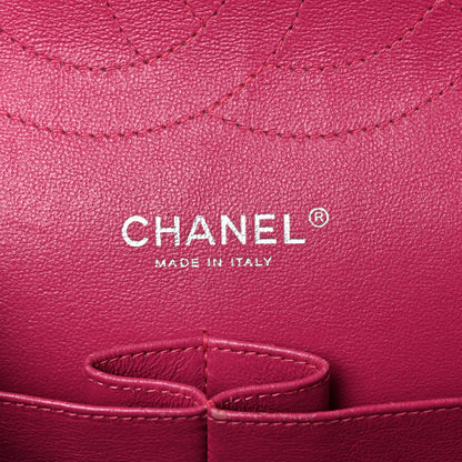 Chanel Patent Quilted Jumbo Double Flap Fuchsia 10 of 23