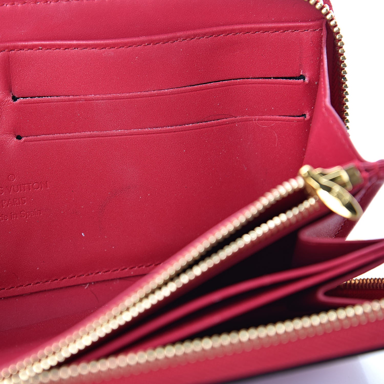 Louis Vuitton Patent Sweet Monogram Zippy Wallet Rose Indien 8 of 11