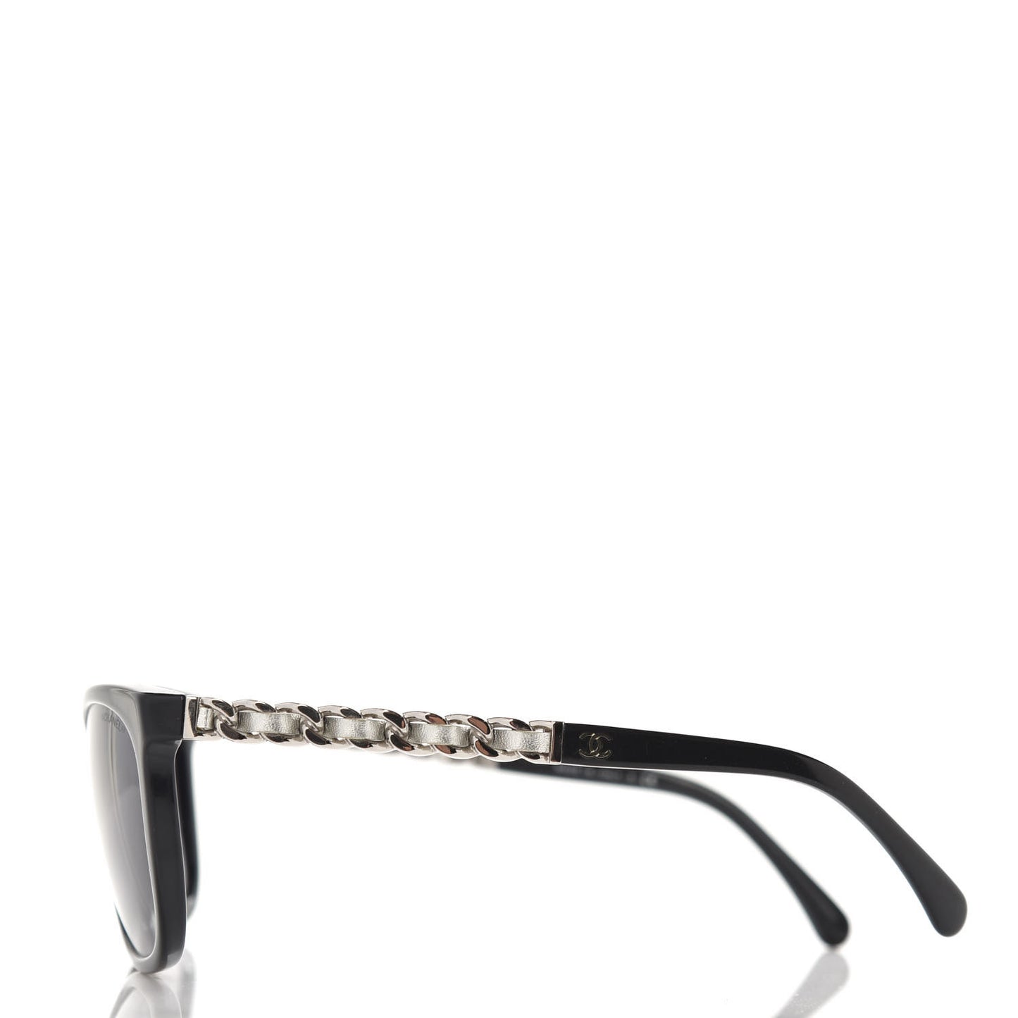 Acetate CC Chain Sunglasses 5260-Q Black