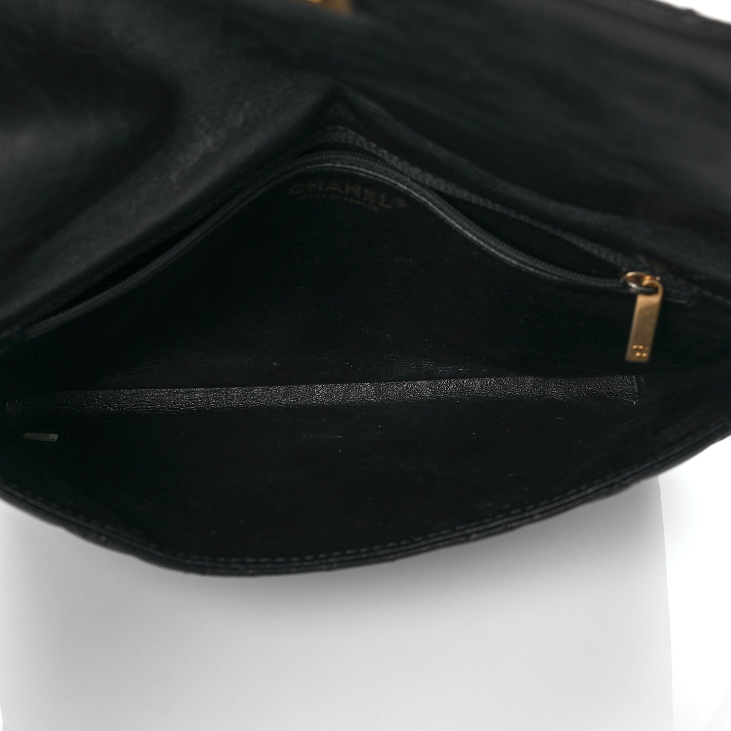Aged Calfskin Quilted Reissue 2.55 Clutch Black