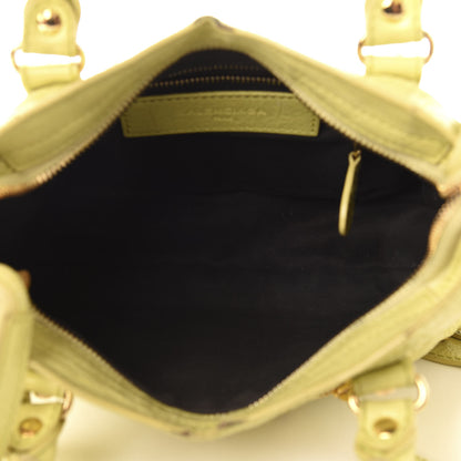 Balenciaga Agneau Giant 12 Gold Hardware Mini City Jaune Citronnade 6 of 18