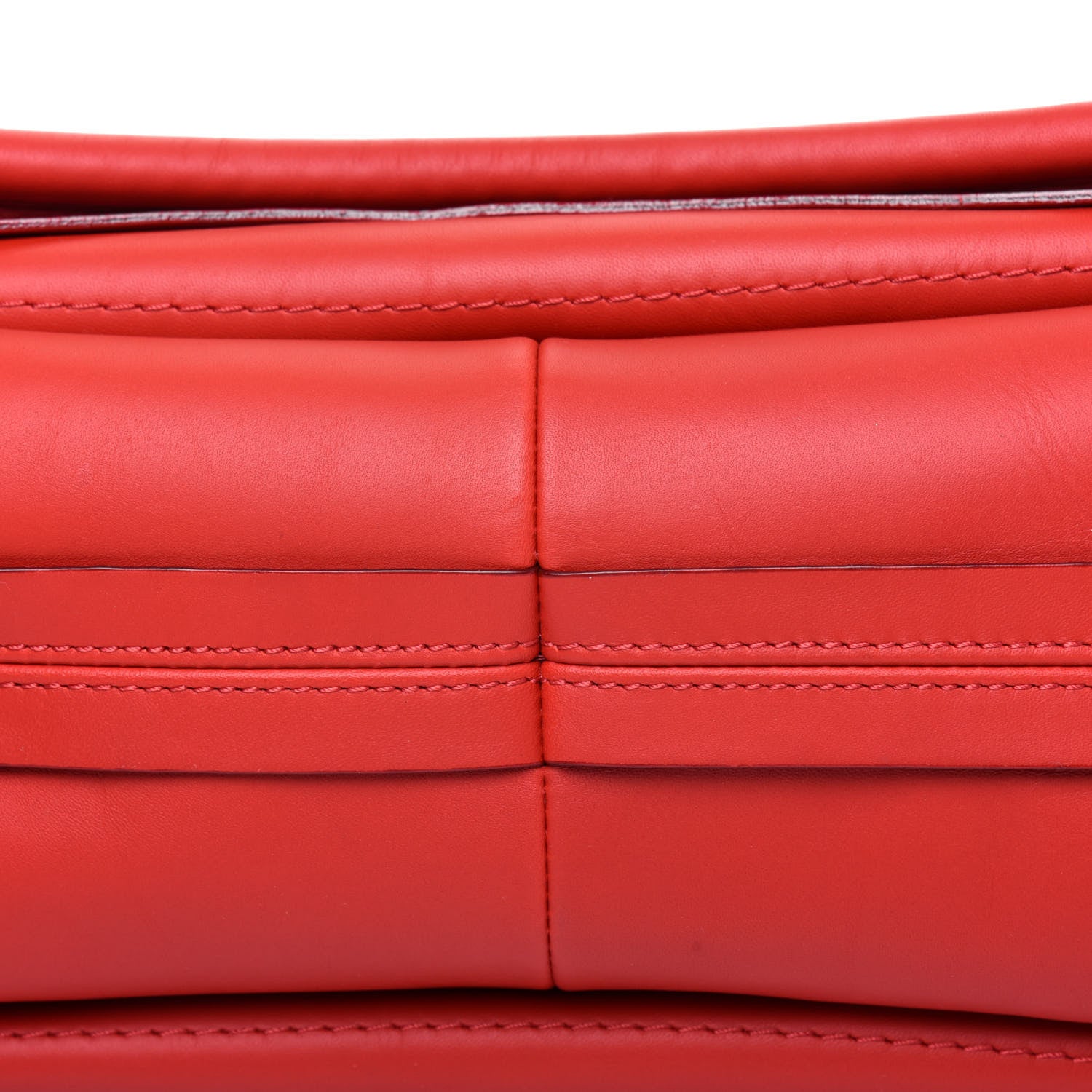 Chloe Calfskin Medium Paraty Metal Bar Trim Red 15 of 29